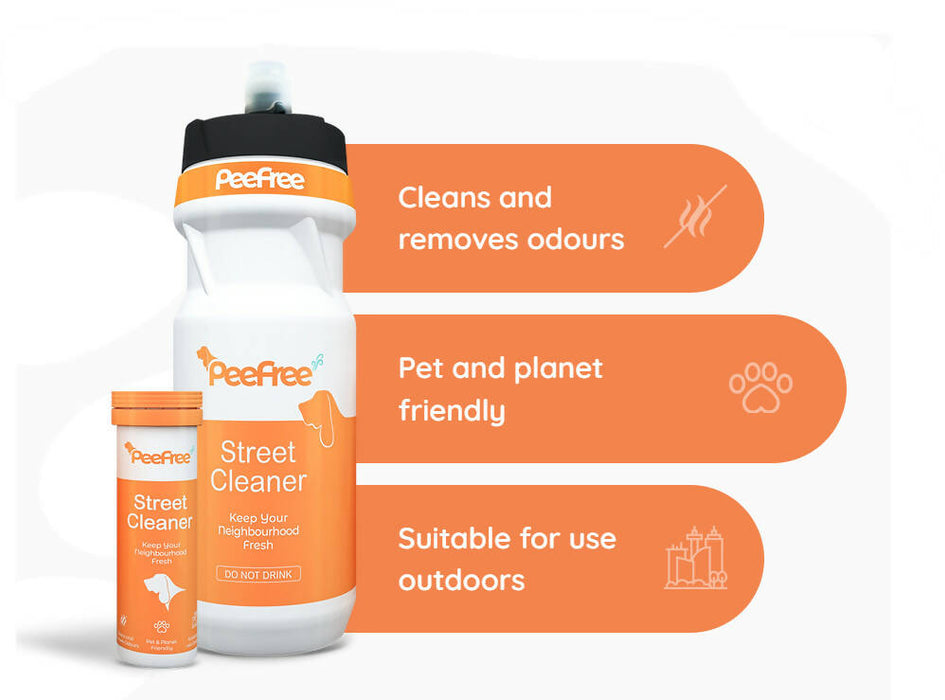 PeeFree - Street Cleaner - Effervescent Tablets (10s) (Best Before: 2024/8/24)