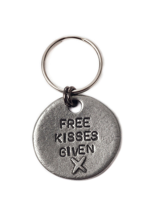 Mutts and Hounds Free Kisses Dog Tag
