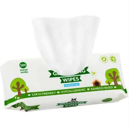 Pogi's Pet Supplies - Grooming Wipes - Unscented - 100 Pack - 20 x 23 cm