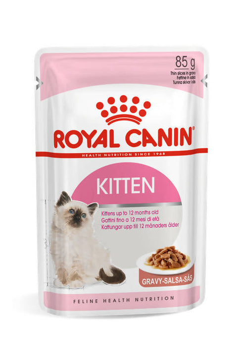 [CaseDeal!] Royal Canin Kitten In Gravy Cat Wet Food 85Gx12 Best Before: 2023/12/10