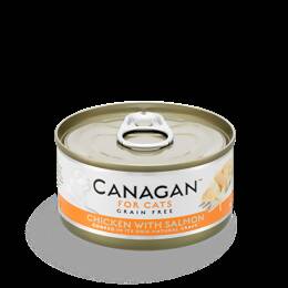 Canagan - Wet Cat Food Chicken with Salmon for All Life-stages 75g x 12 [WS75]