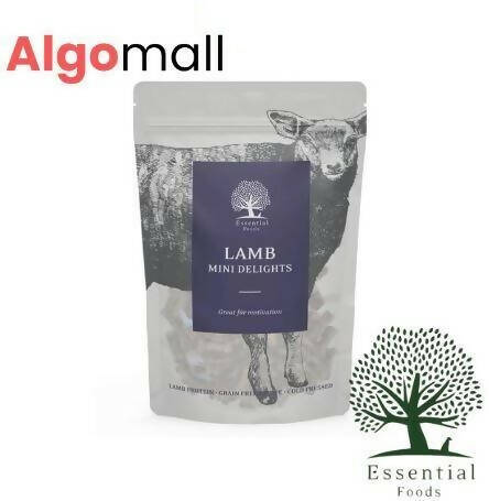 Essential Foods - Dried Treats For Dogs - Lamb Mini Delights - 100G