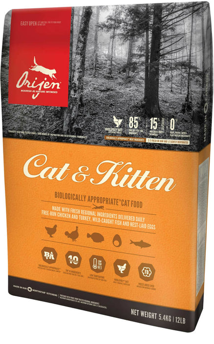 Orijen Original Cat & Kitten Dry Food 1.8KG