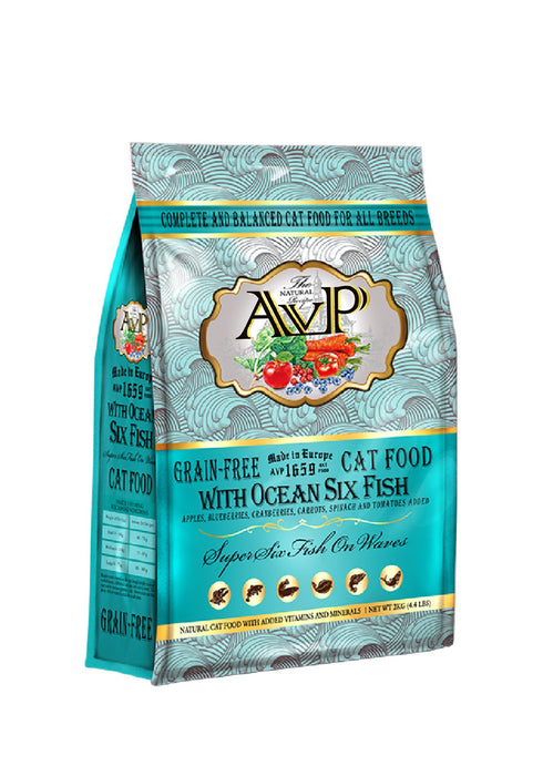AVP® 1659 With Ocean Six Fish Complete Grain-Free Natural Recipe for Cats of All Life Stages
