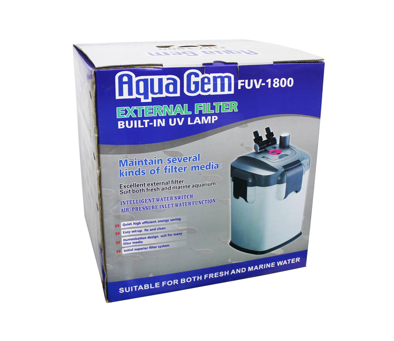 Aqua GEM External Filter with built in UV lamp