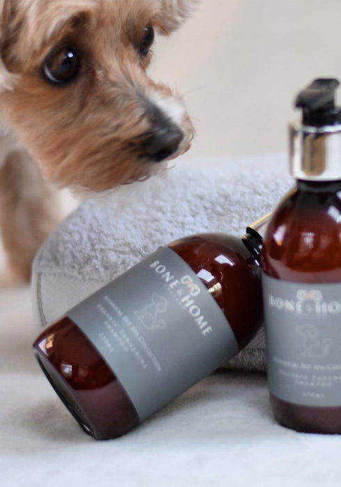 Bone & Home Organic Peppermint Dog Shampoo & Conditioner Set 250ml x 2