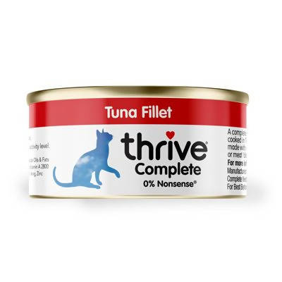 [CaseDeal!] Thrive Tuna Fillet In Tin Cat WetFood 75GX12