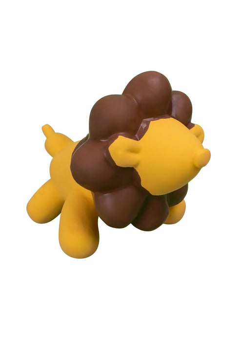 Charming Pet Ballon Lion Natural Latex Dog Chew Fetch Toy