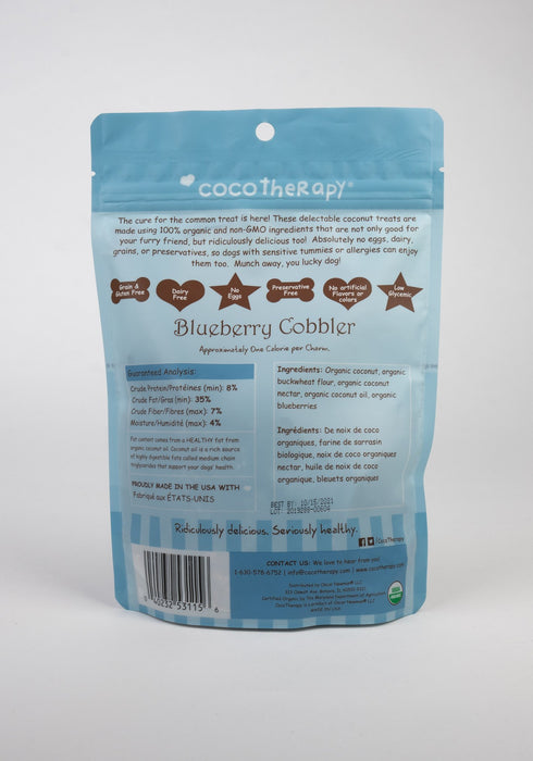 CocoTherapy Coco Charms Blueberry Cobbler Vegetarian Pet Treats 141g