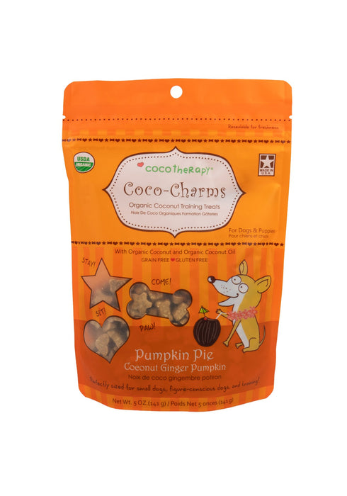 CocoTherapy Coco Charms Pumpkin Pie Vegetarian Pet Treats 141g