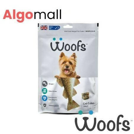 Woofs - Cod Cubes Treat for Dogs 100g