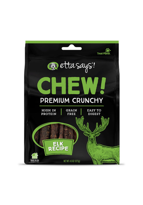 Etta Says! Chew! Premium Crunchy Dog Treats - Elk Chew