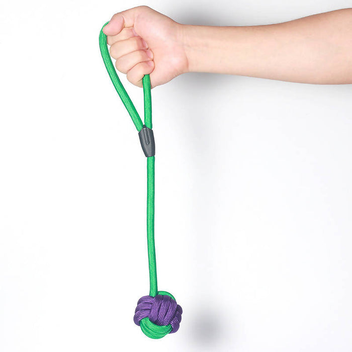 Dog Rope Toy - Ball with Long Rope