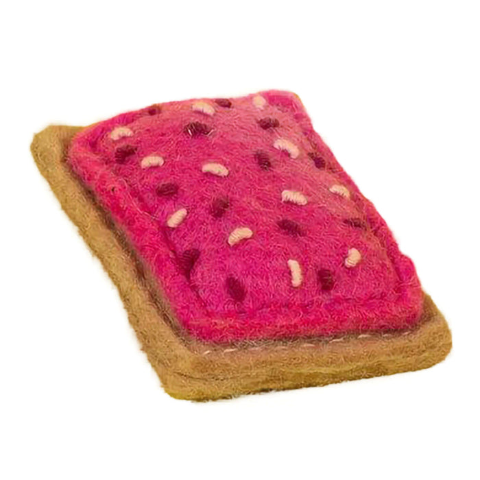 Ware of the Dog Felted Wool Pop Tart Cat Toy With Catnip
