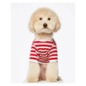 

The Painters Wife David Striped Dog Tee Shirt - Red