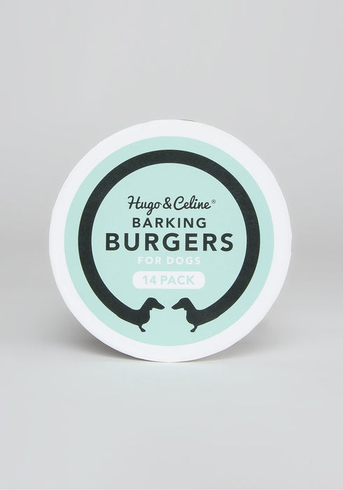 Hugo & Celine Barking Burger Air-Dried Dog Food - Organic Beef and Tripe - Pack of 14 (590 g)