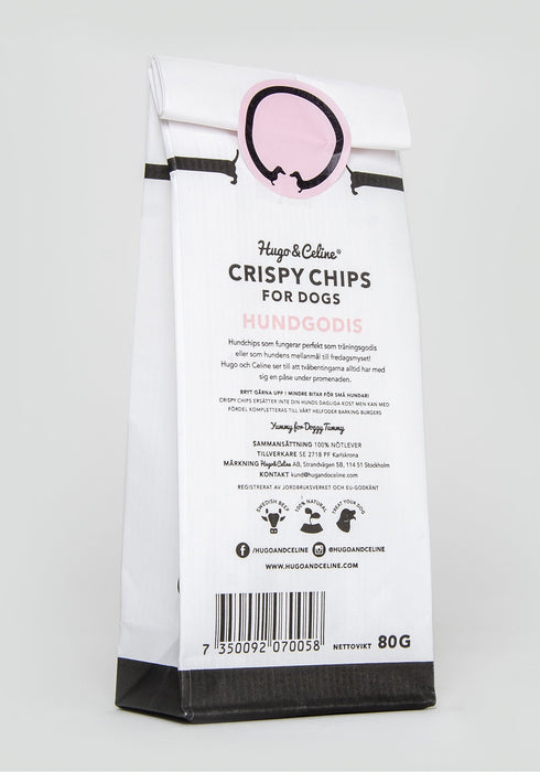 Hugo & Celine Crispy Chips Dog Treats - Ox Liver 80g