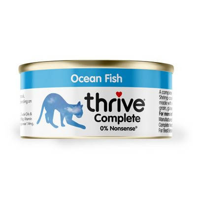 [CaseDeal!] Thrive Complete Ocean Fish In Tin CAT WetFood 75GX12