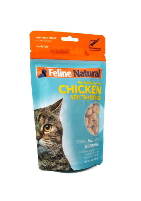 K9 Natural Feline Freeze Dried Natural Healthy Bites Cat Treats - Chicken