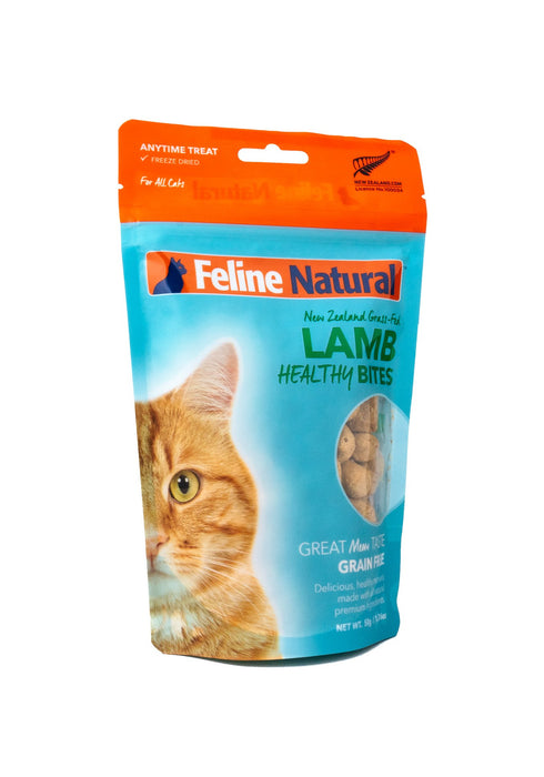 K9 Natural Feline Freeze Dried Natural Healthy Bites Cat Treats - Lamb 50g