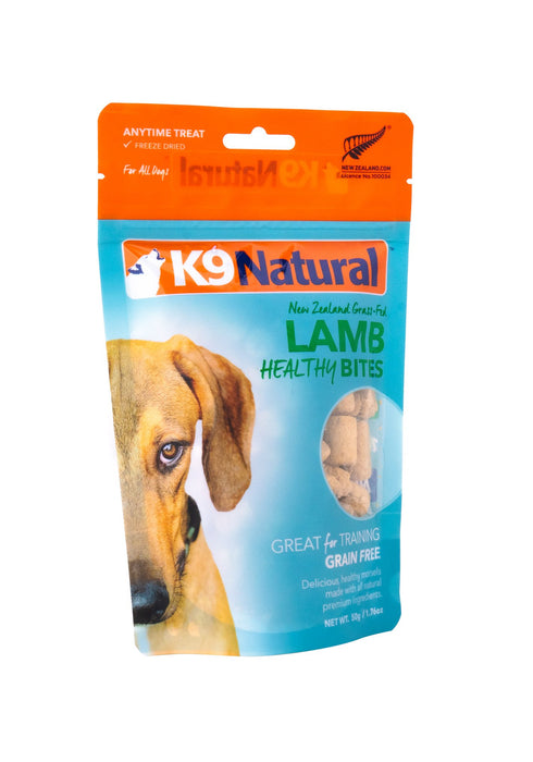 K9 Natural Freezed Dried Healthy Bites Dog Treats - Lamb 50g