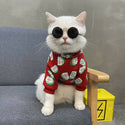 

Pet Fun Garden - New Year's Red Big Three-Yuan Sparrow Hoodie (Universal for Cats and Dogs)