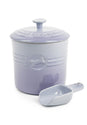 

Le Creuset Ceramic Pet Food Storage Container with Scoop - Pastel Purple