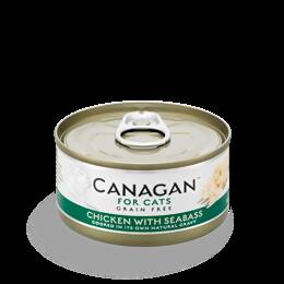 Canagan - Wet Cat Food Chicken with Seabass for All Life-stages 75g x 12 [WB75]