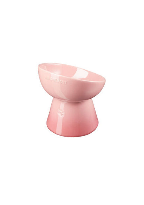 Le Creuset Ceramic Deep Footed Pet Bowl Pink
