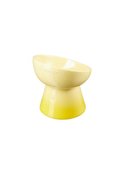 Le Creuset Ceramic Deep Footed Pet Bowl - Yellow