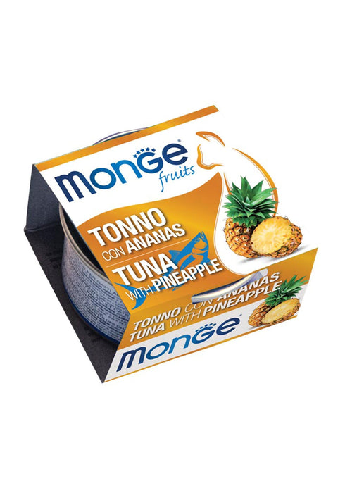 Monge Fruits Tuna With Pineapple Cat Canned Food 80g
