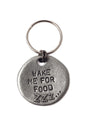

Mutts and Hounds Wake Me for Food Dog Tag