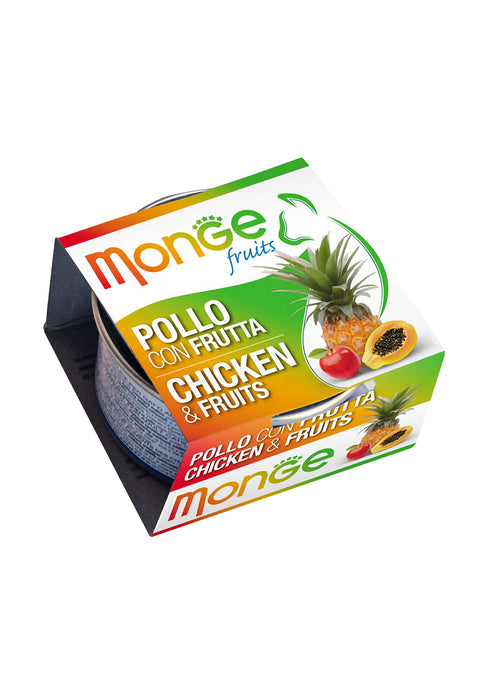 Monge Fruits Chicken With Fruits Canned Cat Food 80g