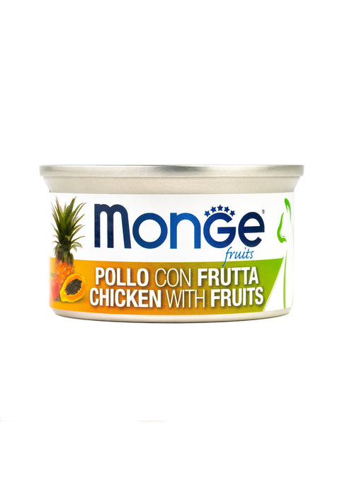 Monge Fruits Chicken With Fruits Canned Cat Food 80g