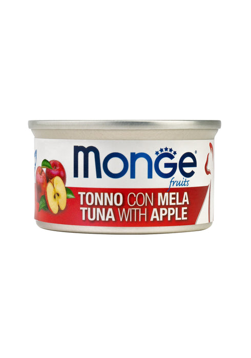 Monge Fruits Tuna With Apple Canned Cat Food 80g (epxiry date: 2023/7/23)