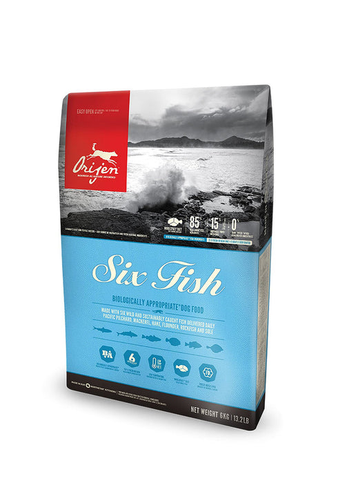 Orijen Grain Free Adult Dog Food - Six Fish