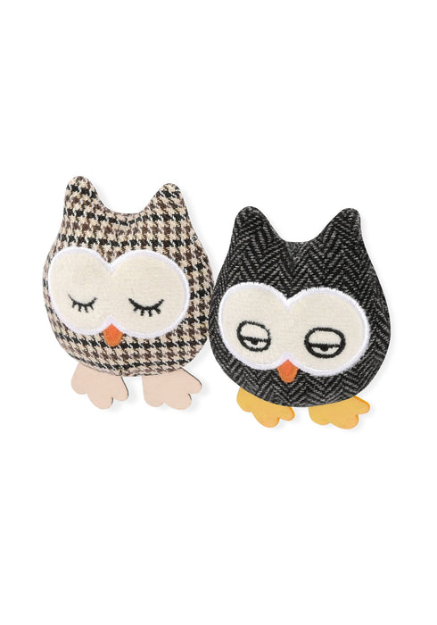 P.L.A.Y. Feline Frenzy Cat Plush Toy - Owl