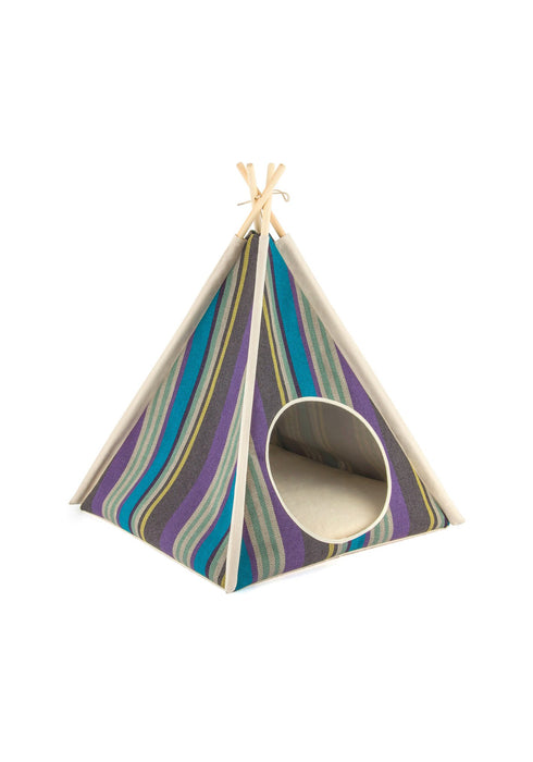 P.L.A.Y. Horizon Pet Teepee Cat & Dog Tent Bed - Lake