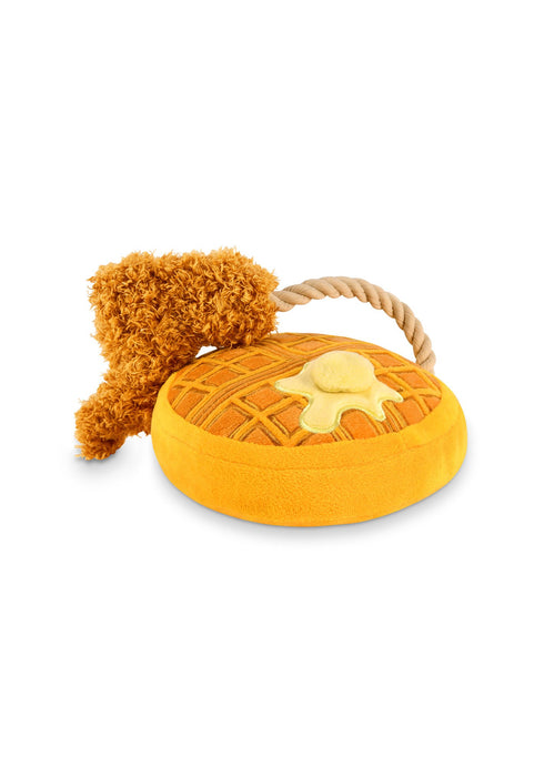 P.L.A.Y. Chicken & Woofles Plush Dog Toy
