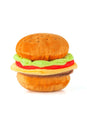 

P.L.A.Y. Cheese Burger Plush Dog Toy