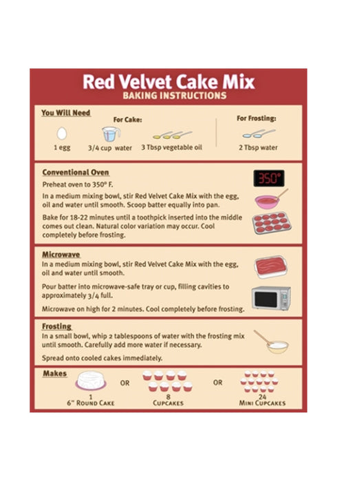 Puppy Cake Wheat-Free Mix - Red Velvet 255g