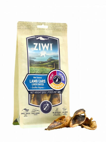 ZIWI Lamb Ears - Liver Coated 60G (Expiry date: 2024/6/1)