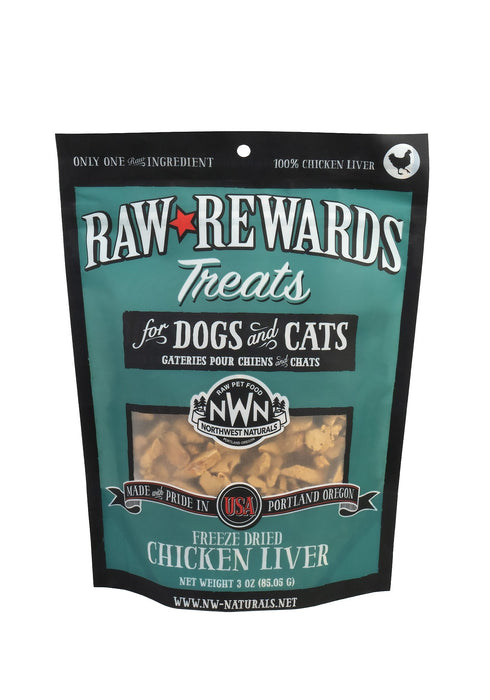 Northwest Naturals Northest Naturals Raw Rewards Freeze Dried Dog and Cat Treats - Chicken Liver