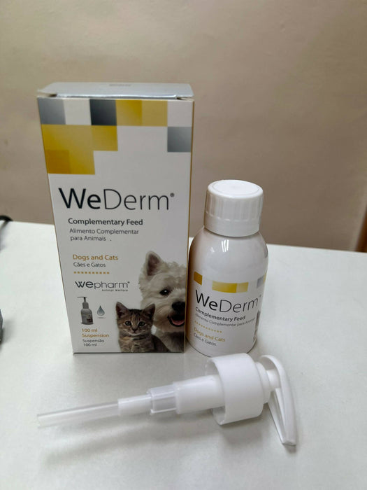 WePharm - WeDerm® - Oral Liquid 100ml - Support and balance for skin and coat