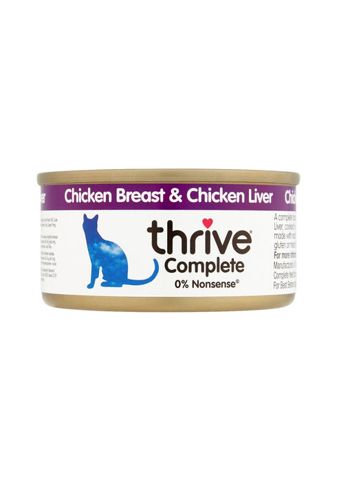 Thrive Chicken Breast & Liver Canned Cat Food 75g