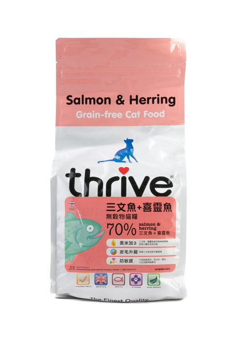 Thrive Premium Plus Salmon & Herring Cat Dry Cat Food 1.5kg