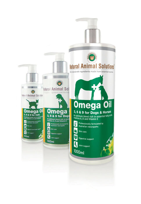 Natural Animal Solutions - Omega 3, 6 & 9 Oil for DOGS 500ml