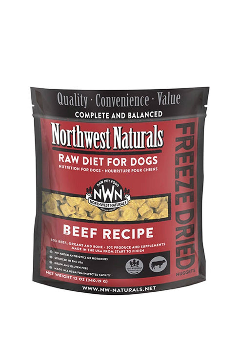Northwest Naturals All Life Stage Freeze Dried Dog Food - Beef