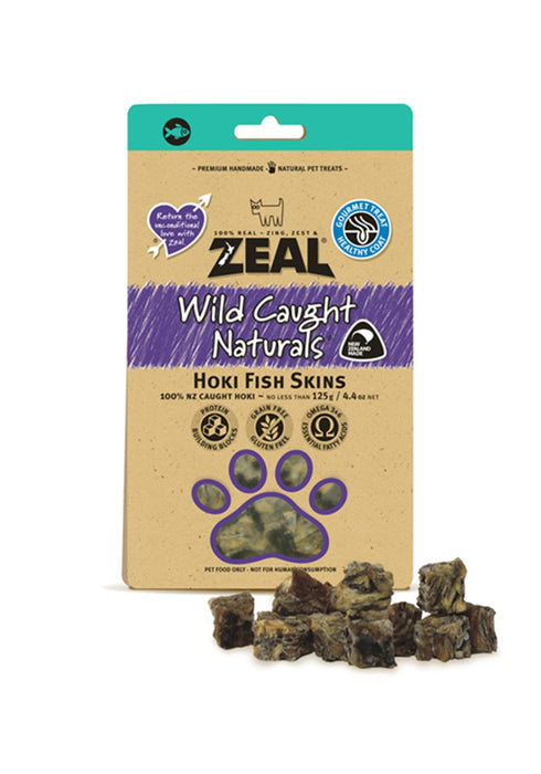 Zeal® Cat & Dog Treats Wild Caught Naturals Hoki Fish Skins