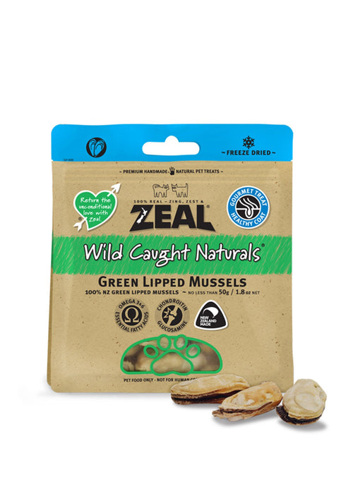 Zeal® Freeze Dried Green Lipped Mussels Cat & Dog Treats 50g